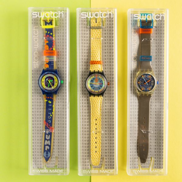 Swatch : Tre Swatch NOS  - Asta Swatch my Valentine - Associazione Nazionale - Case d'Asta italiane