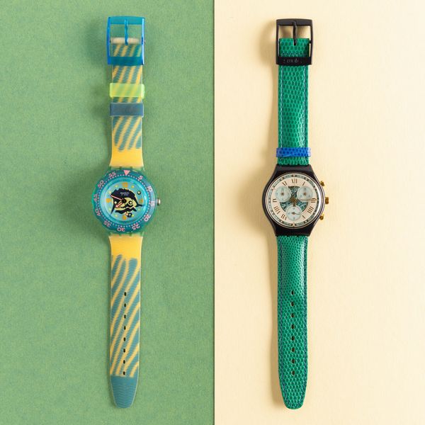 Swatch : Swatch Scuba e Swatch Chrono NOS  - Asta Swatch my Valentine - Associazione Nazionale - Case d'Asta italiane