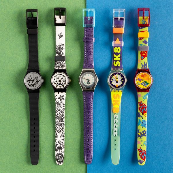 Swatch : Cinque Swatch Lady NOS  - Asta Swatch my Valentine - Associazione Nazionale - Case d'Asta italiane
