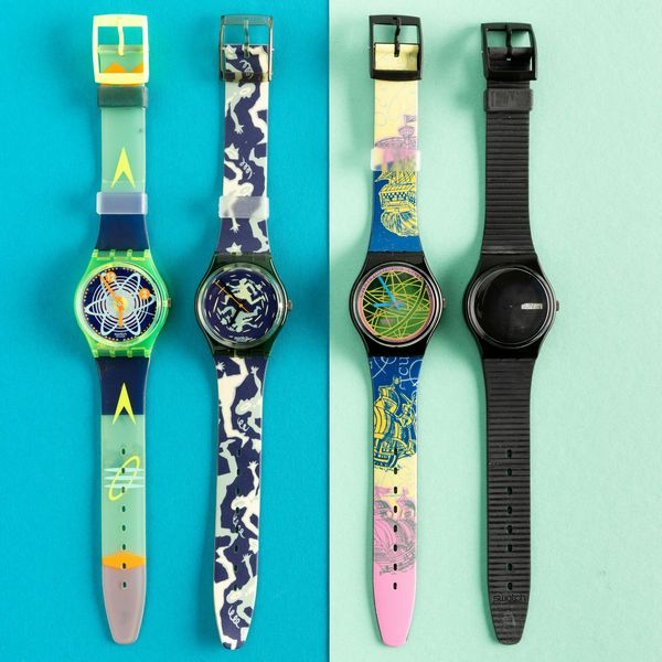 Swatch : Quattro Swatch NOS  - Asta Swatch my Valentine - Associazione Nazionale - Case d'Asta italiane