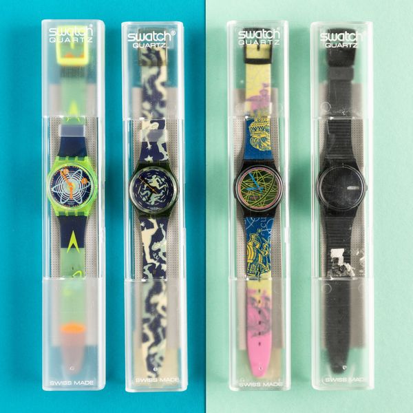 Swatch : Quattro Swatch NOS  - Asta Swatch my Valentine - Associazione Nazionale - Case d'Asta italiane