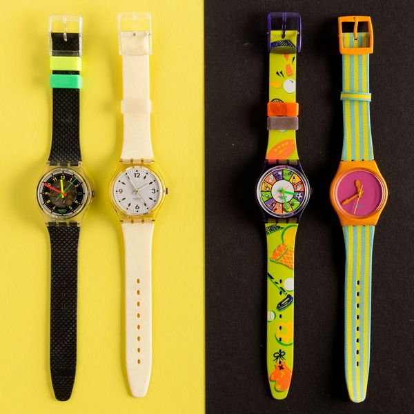 Swatch : Quattro Swatch NOS  - Asta Swatch my Valentine - Associazione Nazionale - Case d'Asta italiane