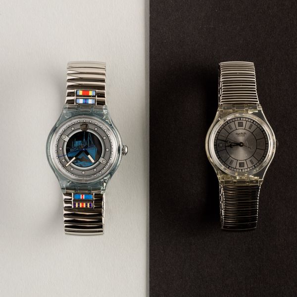 Swatch : Due Swatch bracciale elastico NOS  - Asta Swatch my Valentine - Associazione Nazionale - Case d'Asta italiane