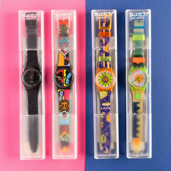 Swatch : Quattro Swatch NOS  - Asta Swatch my Valentine - Associazione Nazionale - Case d'Asta italiane