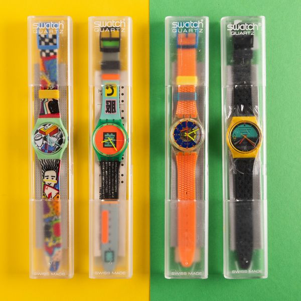 Swatch : Quattro Swatch NOS  - Asta Swatch my Valentine - Associazione Nazionale - Case d'Asta italiane