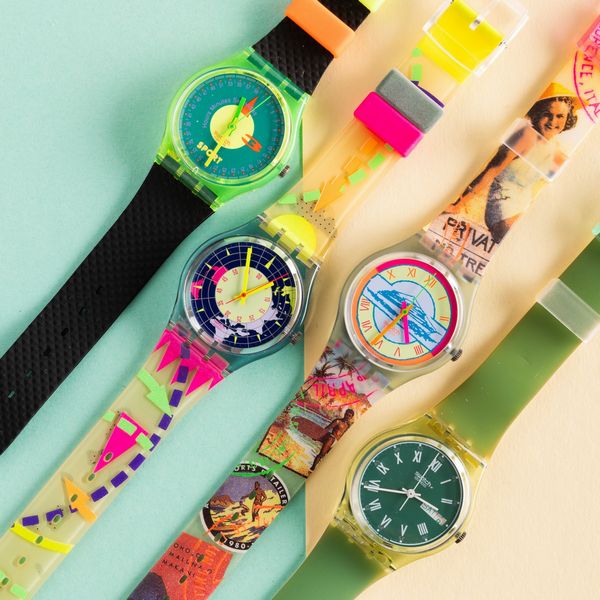 Swatch : Quattro Swatch Lady NOS  - Asta Swatch my Valentine - Associazione Nazionale - Case d'Asta italiane