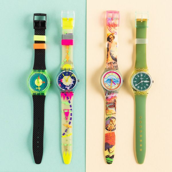 Swatch : Quattro Swatch Lady NOS  - Asta Swatch my Valentine - Associazione Nazionale - Case d'Asta italiane