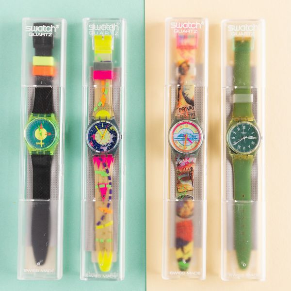Swatch : Quattro Swatch Lady NOS  - Asta Swatch my Valentine - Associazione Nazionale - Case d'Asta italiane