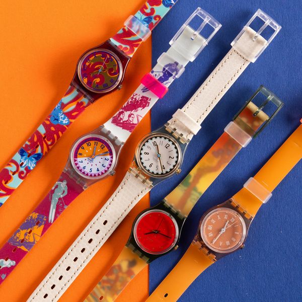Swatch : Cinque Swatch Lady NOS  - Asta Swatch my Valentine - Associazione Nazionale - Case d'Asta italiane