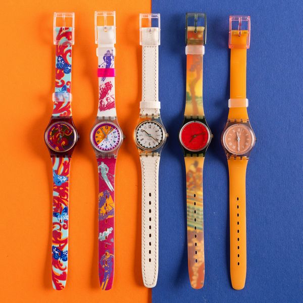 Swatch : Cinque Swatch Lady NOS  - Asta Swatch my Valentine - Associazione Nazionale - Case d'Asta italiane