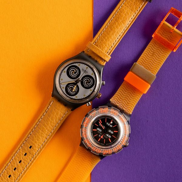 Swatch : Swatch Chrono e Swatch Scuba NOS  - Asta Swatch my Valentine - Associazione Nazionale - Case d'Asta italiane