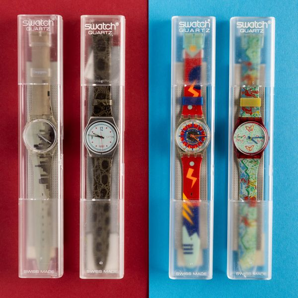 Swatch : Quattro Swatch NOS  - Asta Swatch my Valentine - Associazione Nazionale - Case d'Asta italiane