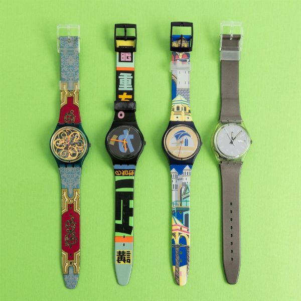Swatch : Quattro Swatch NOS  - Asta Swatch my Valentine - Associazione Nazionale - Case d'Asta italiane