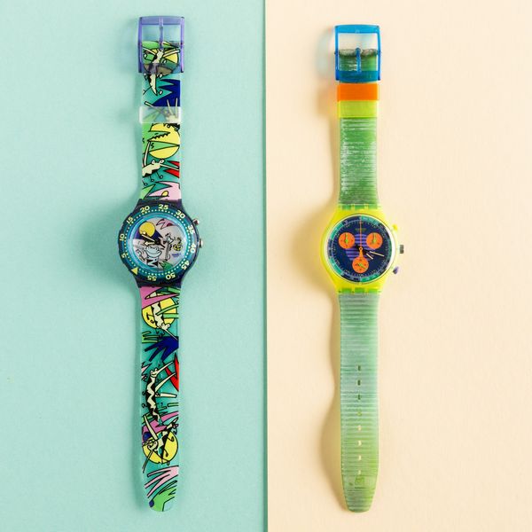 Swatch : Swatch Chrono e Scuba NOS  - Asta Swatch my Valentine - Associazione Nazionale - Case d'Asta italiane