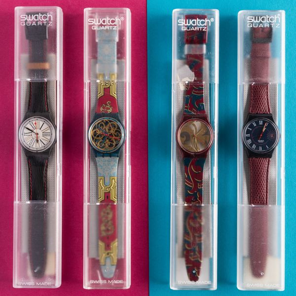 Swatch : Quattro Swatch NOS  - Asta Swatch my Valentine - Associazione Nazionale - Case d'Asta italiane