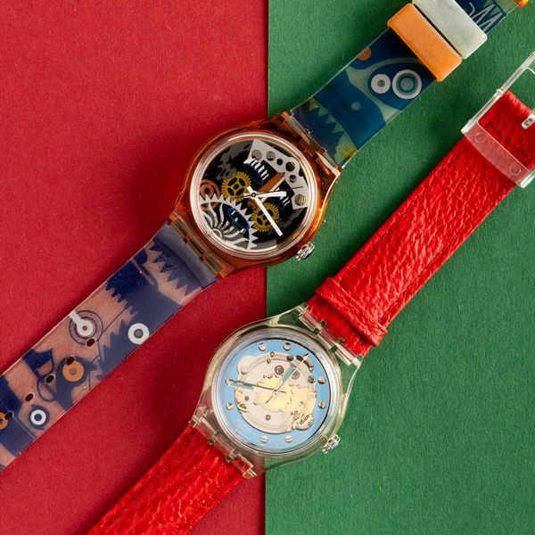 Swatch : Due Swatch Automatic NOS  - Asta Swatch my Valentine - Associazione Nazionale - Case d'Asta italiane