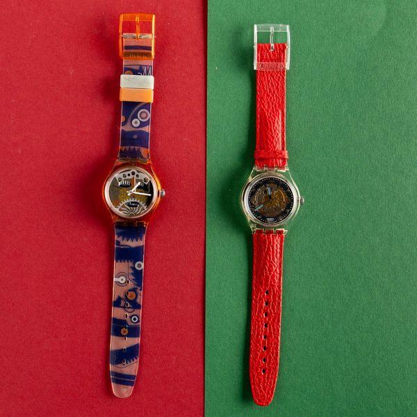 Swatch : Due Swatch Automatic NOS  - Asta Swatch my Valentine - Associazione Nazionale - Case d'Asta italiane
