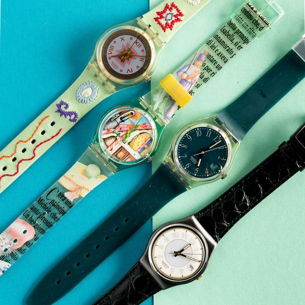 Swatch : Quattro Swatch NOS  - Asta Swatch my Valentine - Associazione Nazionale - Case d'Asta italiane