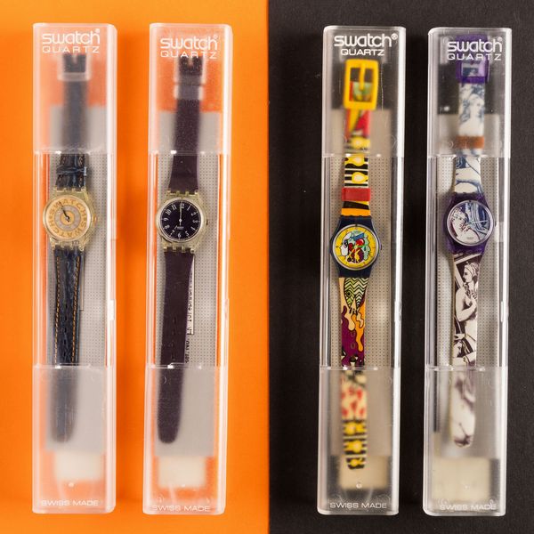 Swatch : Quattro Swatch Lady NOS  - Asta Swatch my Valentine - Associazione Nazionale - Case d'Asta italiane