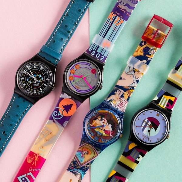 Swatch : Quattro Swatch Lady NOS  - Asta Swatch my Valentine - Associazione Nazionale - Case d'Asta italiane