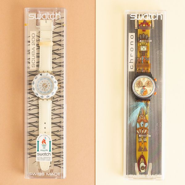 Swatch : Swatch Chrono e Scuba NOS  - Asta Swatch my Valentine - Associazione Nazionale - Case d'Asta italiane