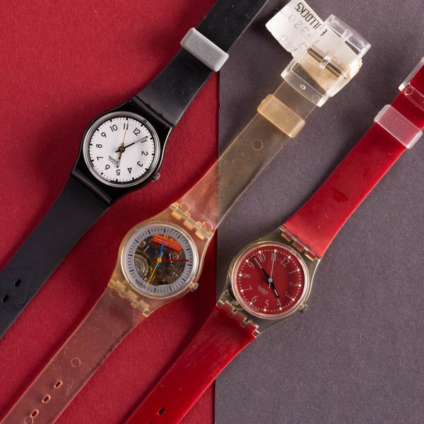 Swatch : Tre Swatch Lady NOS  - Asta Swatch my Valentine - Associazione Nazionale - Case d'Asta italiane