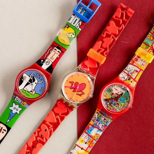 Swatch : Tre Swatch NOS  - Asta Swatch my Valentine - Associazione Nazionale - Case d'Asta italiane