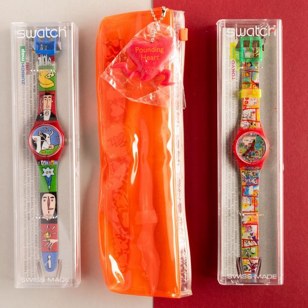 Swatch : Tre Swatch NOS  - Asta Swatch my Valentine - Associazione Nazionale - Case d'Asta italiane