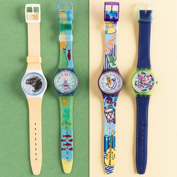 Swatch : Quattro Swatch Lady NOS  - Asta Swatch my Valentine - Associazione Nazionale - Case d'Asta italiane