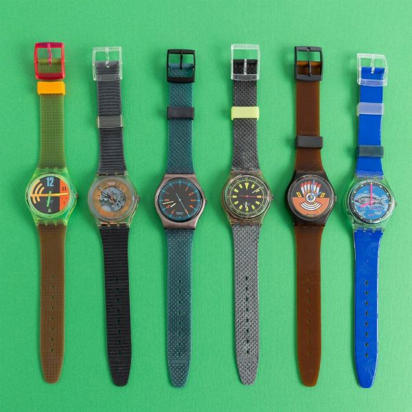 Swatch : Sei Swatch NOS  - Asta Swatch my Valentine - Associazione Nazionale - Case d'Asta italiane