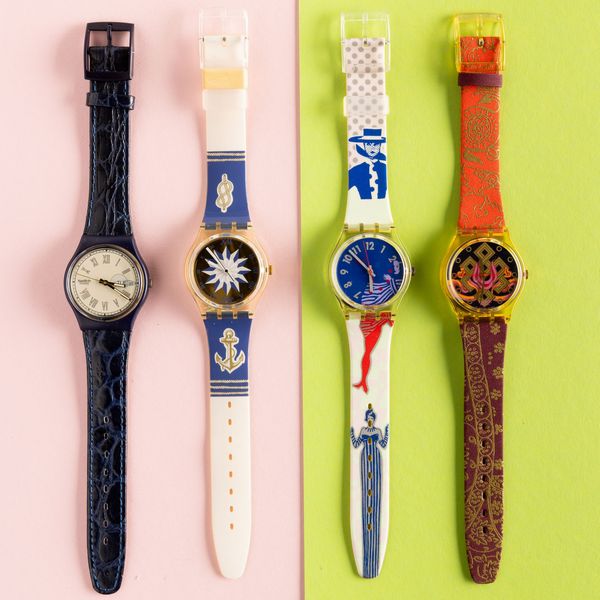 Swatch : Quattro Swatch Lady NOS  - Asta Swatch my Valentine - Associazione Nazionale - Case d'Asta italiane
