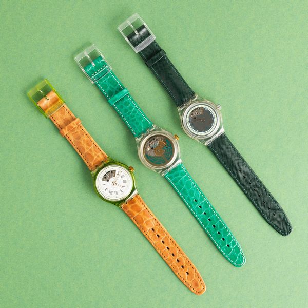 Swatch : Tre Swatch Automatici NOS  - Asta Swatch my Valentine - Associazione Nazionale - Case d'Asta italiane
