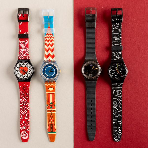 Swatch : Quattro Swatch NOS  - Asta Swatch my Valentine - Associazione Nazionale - Case d'Asta italiane
