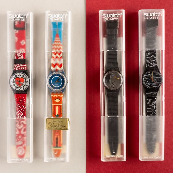 Swatch : Quattro Swatch NOS  - Asta Swatch my Valentine - Associazione Nazionale - Case d'Asta italiane