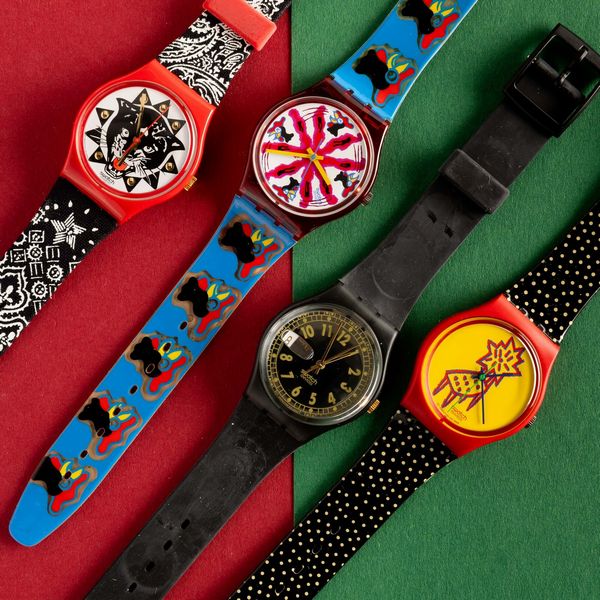Swatch : Quattro Swatch NOS  - Asta Swatch my Valentine - Associazione Nazionale - Case d'Asta italiane