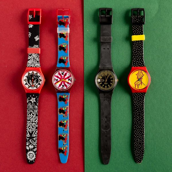 Swatch : Quattro Swatch NOS  - Asta Swatch my Valentine - Associazione Nazionale - Case d'Asta italiane