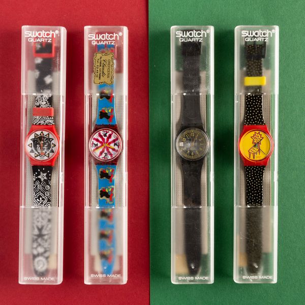Swatch : Quattro Swatch NOS  - Asta Swatch my Valentine - Associazione Nazionale - Case d'Asta italiane