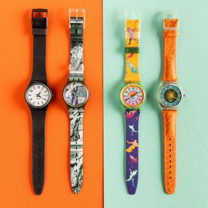 Swatch : Quattro Swatch NOS  - Asta Swatch my Valentine - Associazione Nazionale - Case d'Asta italiane