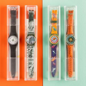 Swatch : Quattro Swatch NOS  - Asta Swatch my Valentine - Associazione Nazionale - Case d'Asta italiane