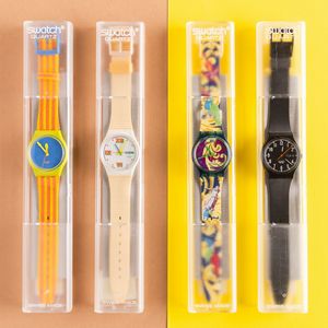 Swatch : Quattro Swatch NOS  - Asta Swatch my Valentine - Associazione Nazionale - Case d'Asta italiane