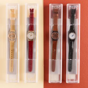 Swatch : Quattro Swatch Lady NOS  - Asta Swatch my Valentine - Associazione Nazionale - Case d'Asta italiane