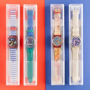 Swatch : Quattro Swatch NOS  - Asta Swatch my Valentine - Associazione Nazionale - Case d'Asta italiane
