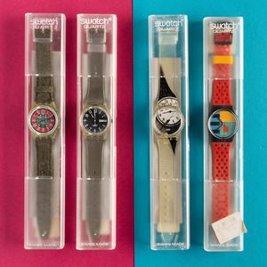 Swatch : Quattro Swatch NOS  - Asta Swatch my Valentine - Associazione Nazionale - Case d'Asta italiane