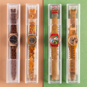Swatch : Quattro Swatch NOS  - Asta Swatch my Valentine - Associazione Nazionale - Case d'Asta italiane