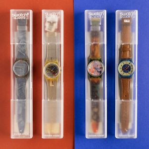 Swatch : Quattro Swatch NOS  - Asta Swatch my Valentine - Associazione Nazionale - Case d'Asta italiane