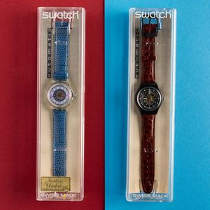 Swatch : Due Swatch Automatic NOS  - Asta Swatch my Valentine - Associazione Nazionale - Case d'Asta italiane
