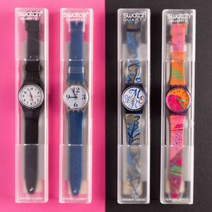 Swatch : Quattro Swatch NOS  - Asta Swatch my Valentine - Associazione Nazionale - Case d'Asta italiane