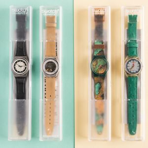 Swatch : Quattro Swatch NOS  - Asta Swatch my Valentine - Associazione Nazionale - Case d'Asta italiane
