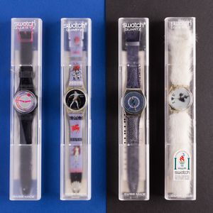 Swatch : Quattro Swatch NOS  - Asta Swatch my Valentine - Associazione Nazionale - Case d'Asta italiane