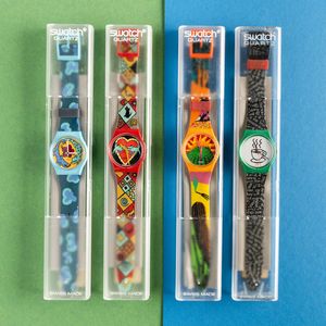 Swatch : Quattro Swatch NOS  - Asta Swatch my Valentine - Associazione Nazionale - Case d'Asta italiane